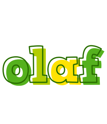 Olaf juice logo