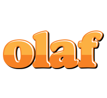 Olaf orange logo