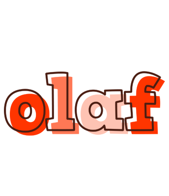 Olaf paint logo