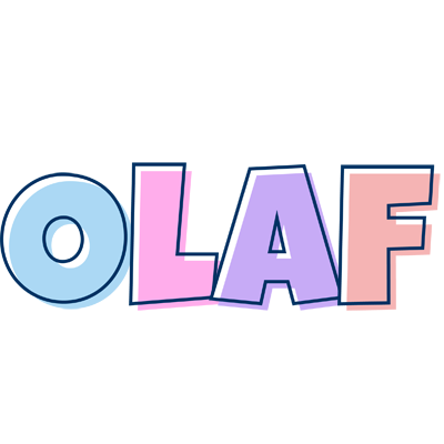Olaf pastel logo