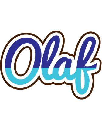 Olaf raining logo