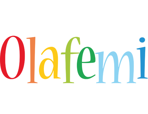 Olafemi birthday logo