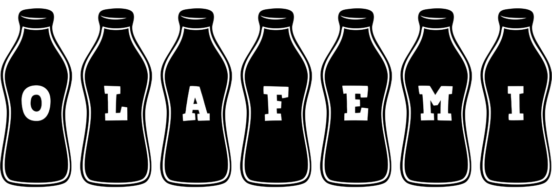 Olafemi bottle logo