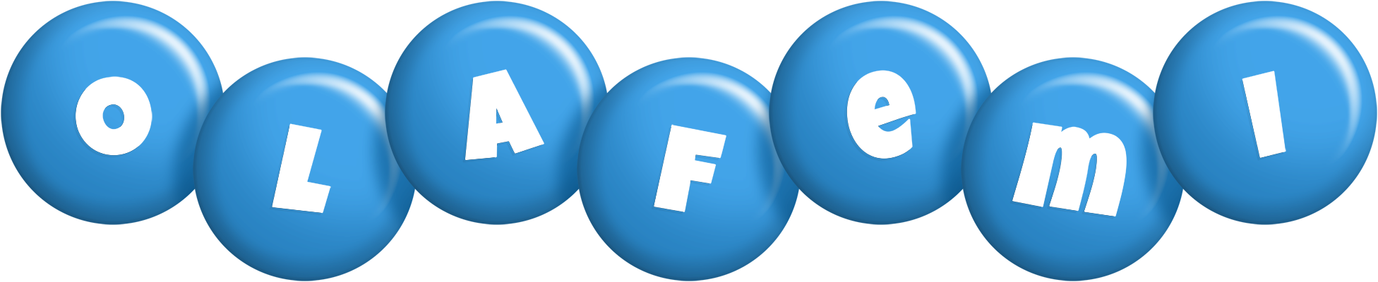 Olafemi candy-blue logo