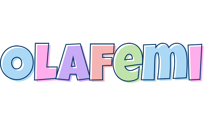 Olafemi pastel logo