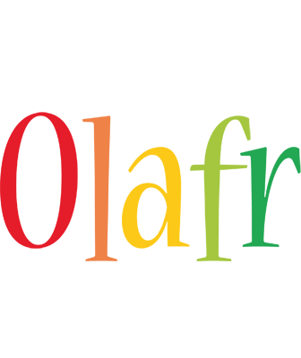 Olafr birthday logo