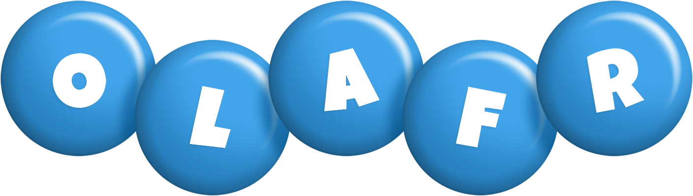 Olafr candy-blue logo