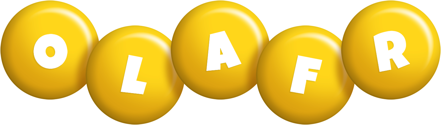 Olafr candy-yellow logo
