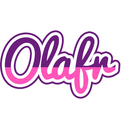 Olafr cheerful logo