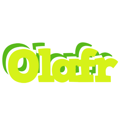 Olafr citrus logo