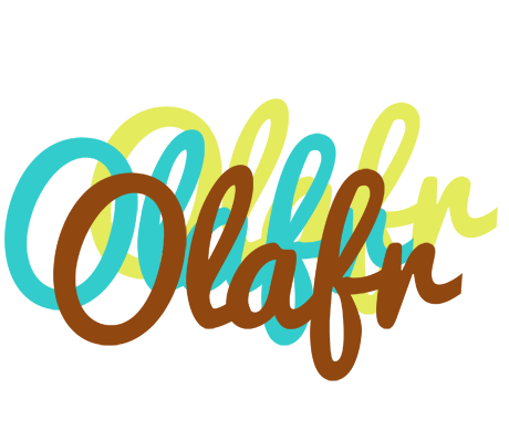 Olafr cupcake logo