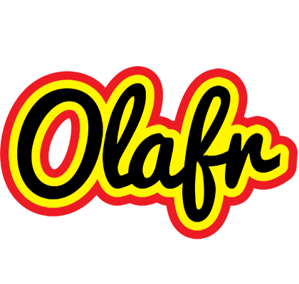 Olafr flaming logo