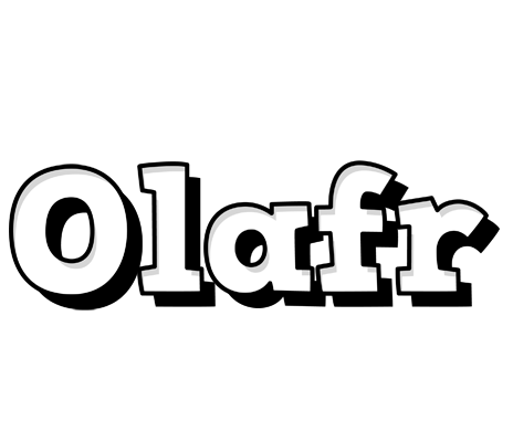 Olafr snowing logo