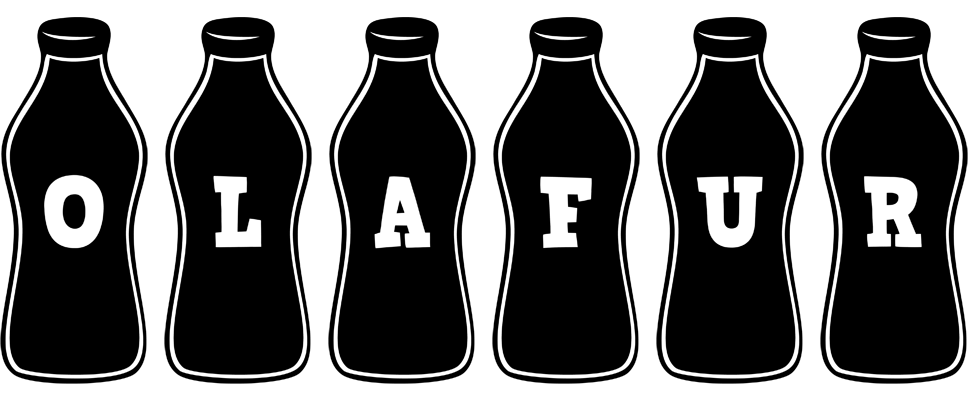 Olafur bottle logo
