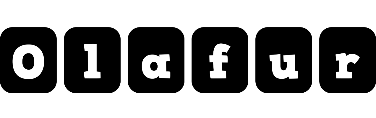 Olafur box logo
