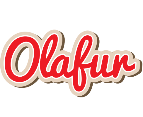 Olafur chocolate logo