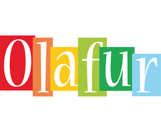 Olafur colors logo
