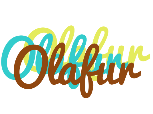 Olafur cupcake logo