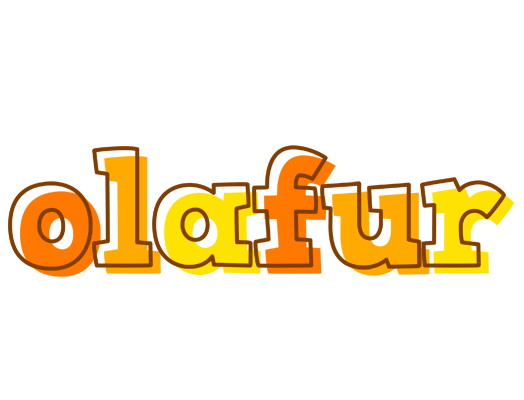Olafur desert logo