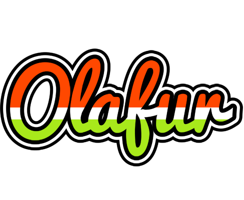 Olafur exotic logo
