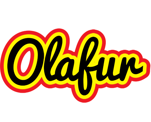 Olafur flaming logo