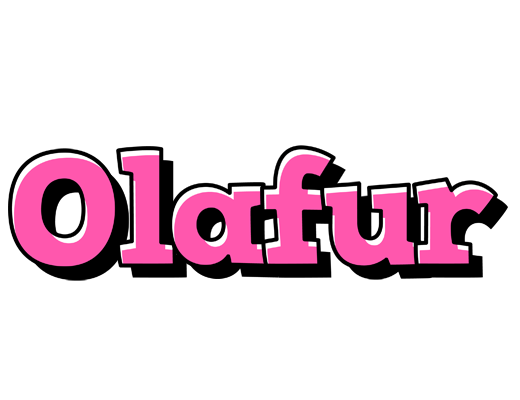 Olafur girlish logo