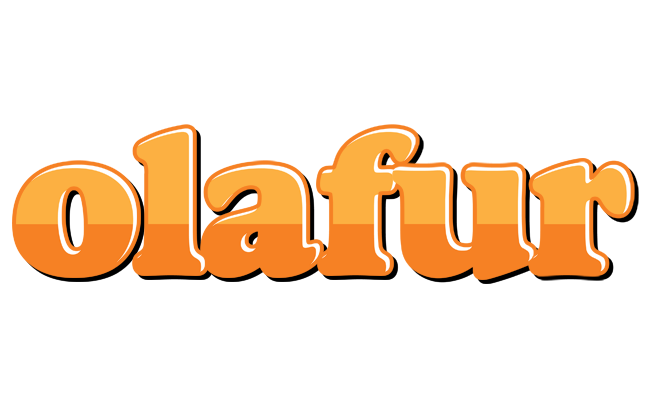 Olafur orange logo