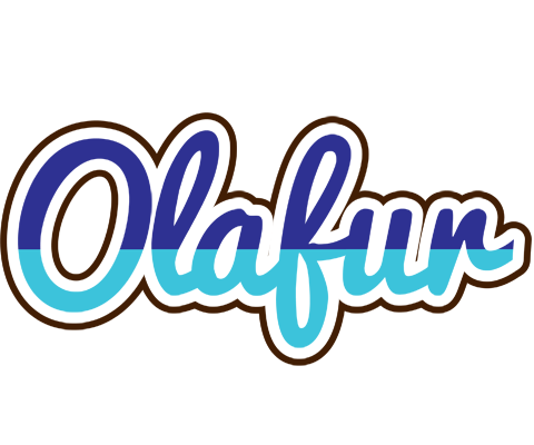 Olafur raining logo