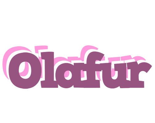 Olafur relaxing logo