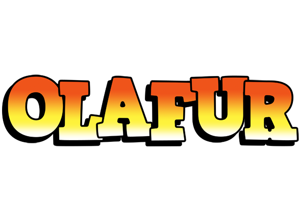 Olafur sunset logo