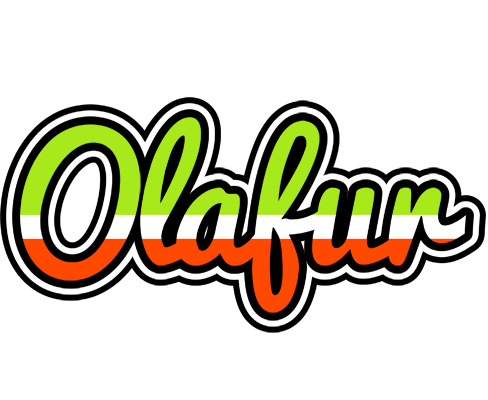 Olafur superfun logo