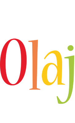 Olaj birthday logo