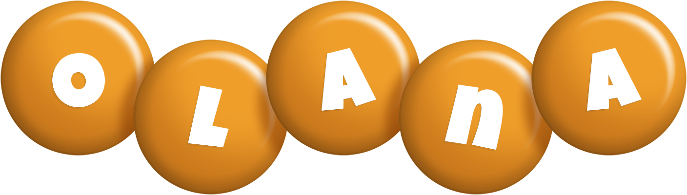 Olana candy-orange logo