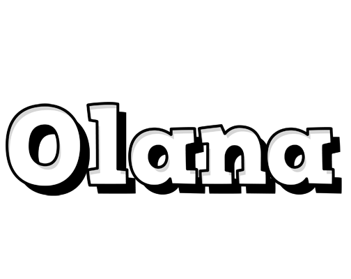 Olana snowing logo