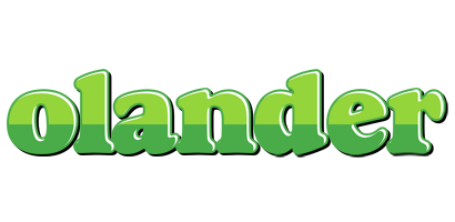 Olander apple logo