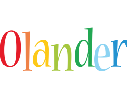 Olander birthday logo