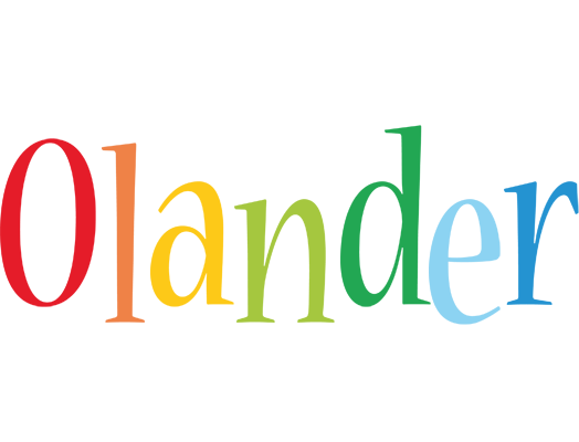 Olander birthday logo