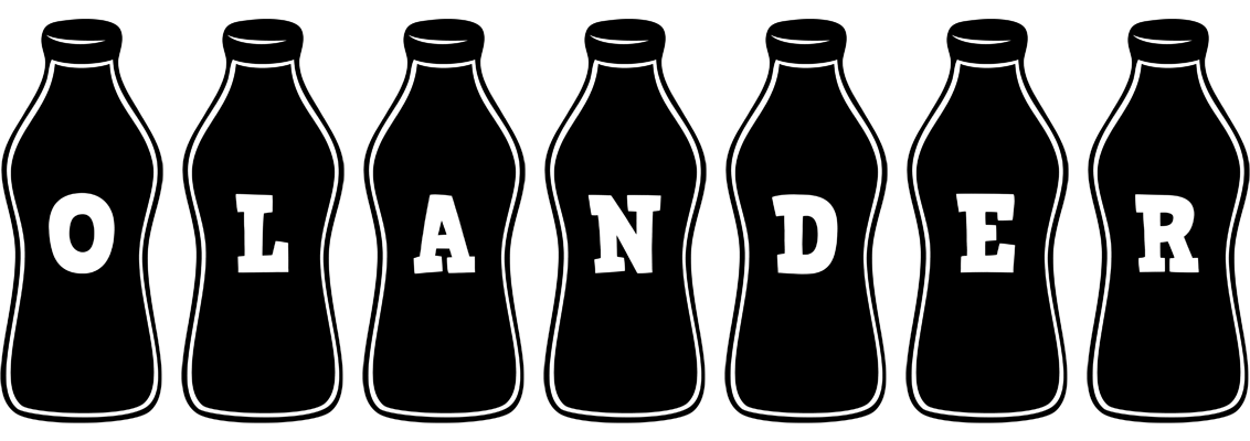 Olander bottle logo
