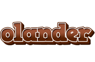 Olander brownie logo