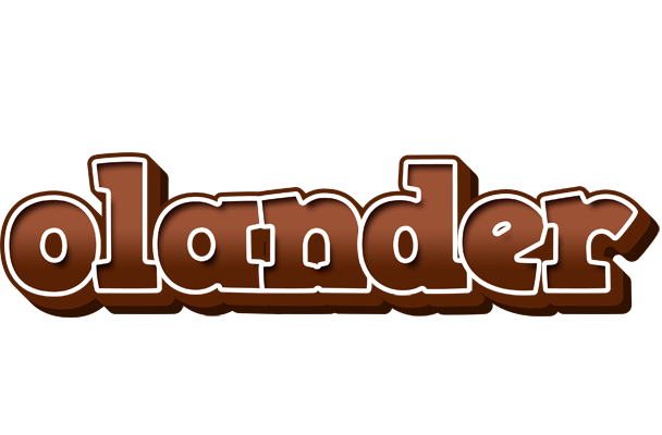 Olander brownie logo