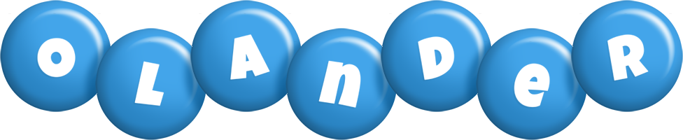 Olander candy-blue logo
