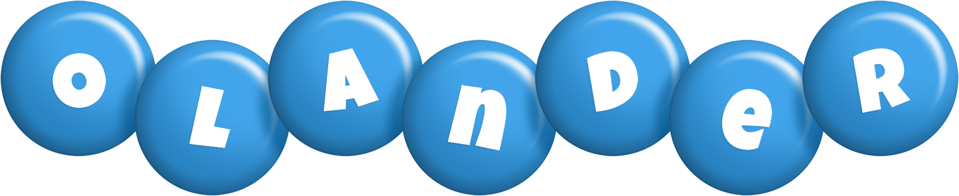 Olander candy-blue logo