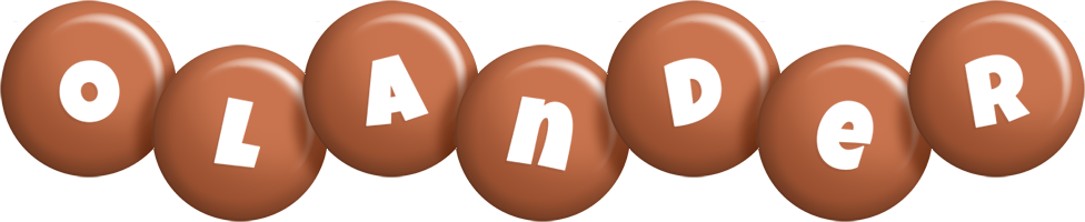 Olander candy-brown logo