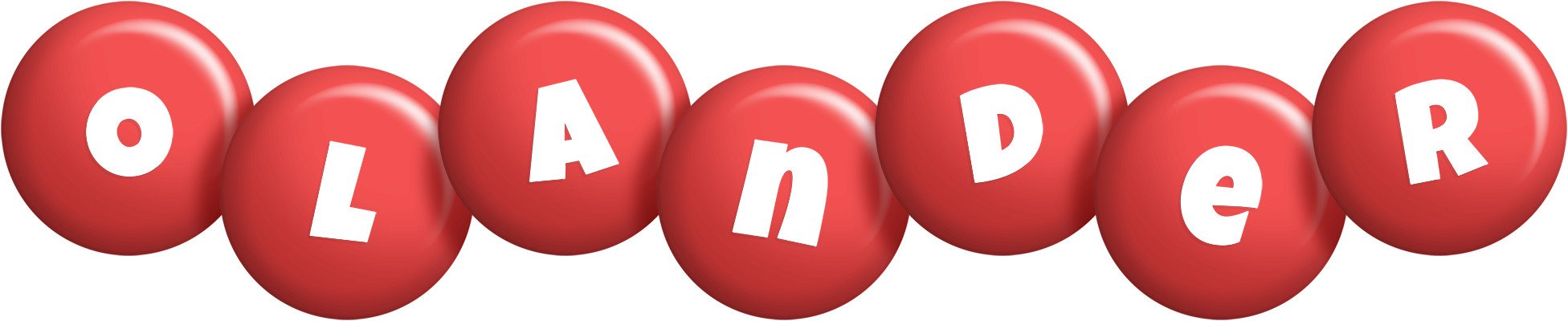 Olander candy-red logo