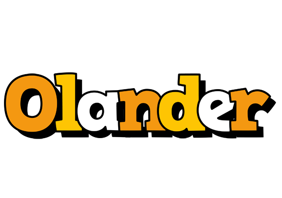 Olander cartoon logo