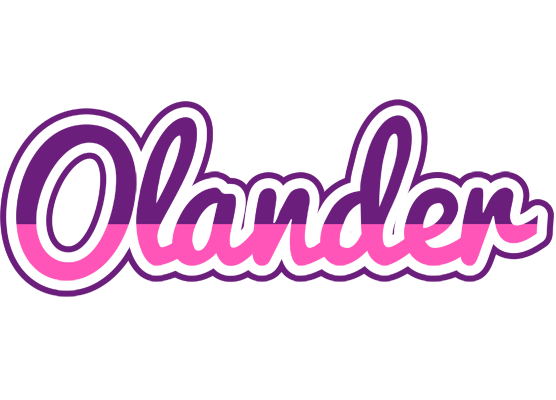 Olander cheerful logo