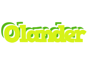 Olander citrus logo