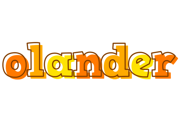 Olander desert logo