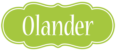 Olander family logo