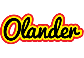 Olander flaming logo